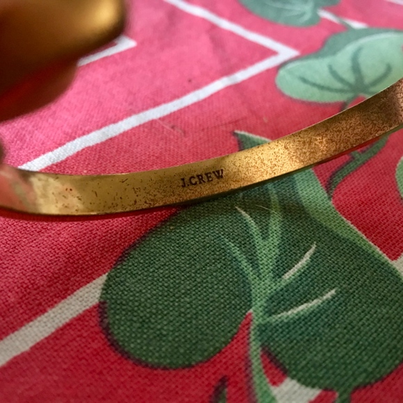 J. Crew Multi Color Rhinestone Bangle Bracelet - Picture 5 of 7